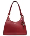 Calvin Klein Shelly Satchel In Red