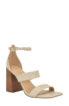 Calvin Klein Sheryl Ankle Strap Sandal In Ivory