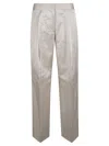 CALVIN KLEIN SHINY VISCOSE TAILORED WIDE LEG TROUSERS
