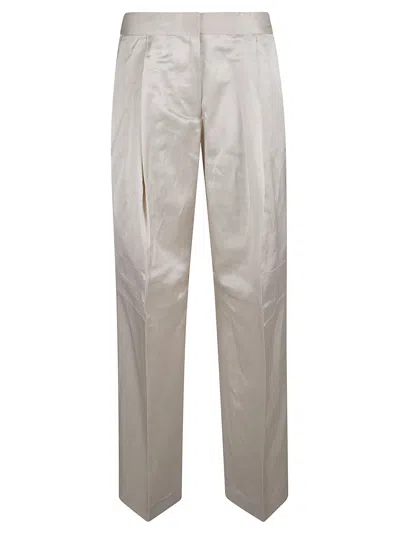 CALVIN KLEIN SHINY VISCOSE TAILORED WIDE LEG TROUSERS