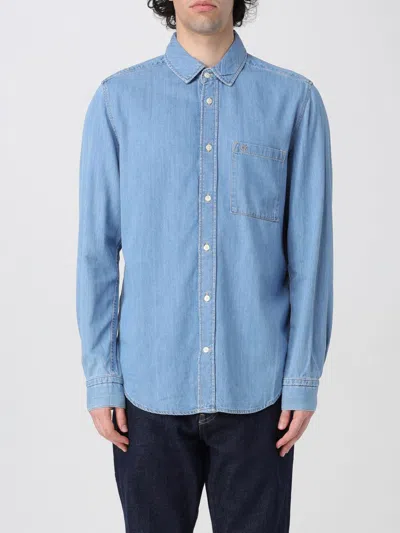 CALVIN KLEIN SHIRT CALVIN KLEIN MEN COLOR BLUE,G78740009