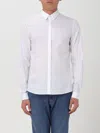 Calvin Klein Relaxed Shirt Stretch Poplin In White