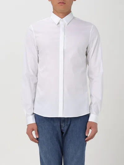 Calvin Klein Relaxed Shirt Stretch Poplin In White