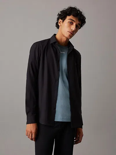 Calvin Klein Shirt Formal Slim Fabric Technical