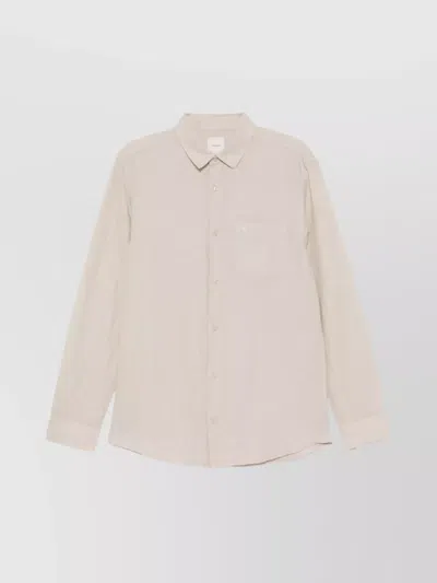 Calvin Klein Shirt Linen Chest Pockets