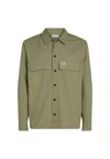 Calvin Klein Shirt Man  J30j327584 Verdone In Green