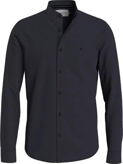 Calvin Klein Shirts Blue In Black