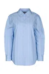 Calvin Klein Shirts In Chambrayblueantiquewhitestp