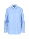 Calvin Klein Shirts In Chambrayblueantiquewhitestp