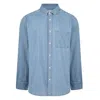 Calvin Klein Button-up Shirt In Blue