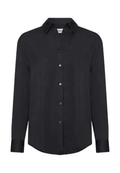 Calvin Klein Shirts Recycled Cdc Relaxed Shirt In Nero