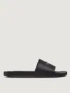 Calvin Klein Logo Pool Slide In Black