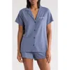 Calvin Klein Short Pajamas In Scorched Denim