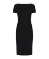 Calvin Klein Short Sleeve Dress In Black