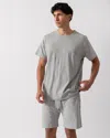 Calvin Klein Short Sleeve Mens Crew Neck T Shirt In Gray