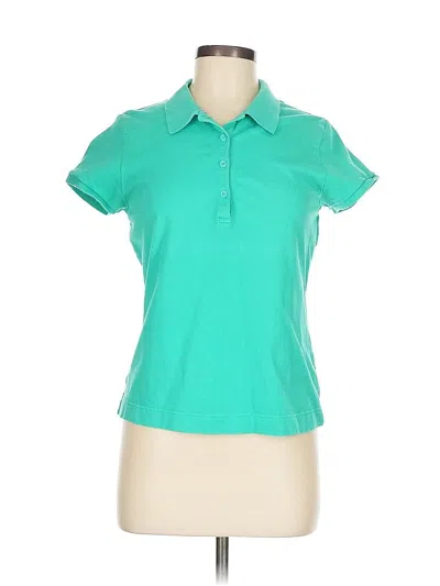 Pre-owned Calvin Klein Short Sleeve Polo Shirt In Blue