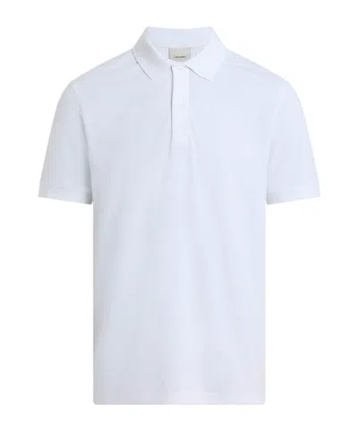 Calvin Klein Short Sleeve Polo Shirt In White