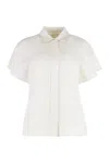 Calvin Klein Chemise À Manches Courtes In Beige