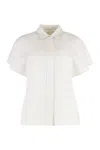 Calvin Klein Chemise À Manches Courtes In Beige