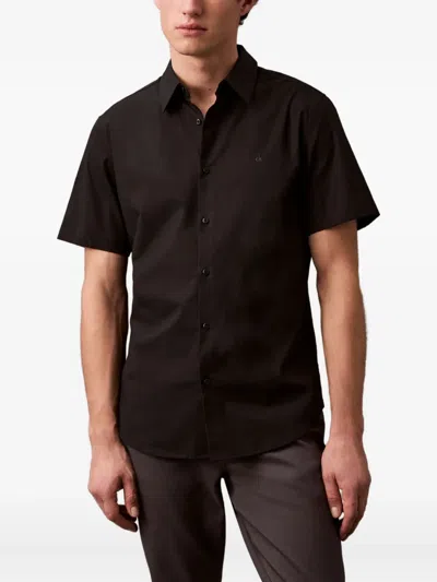 Calvin Klein Short-sleeve Shirt In Black