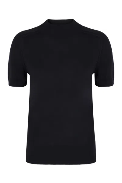 Calvin Klein Short Sleeve Sweater In Black