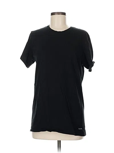 Pre-owned Calvin Klein Short Sleeve T-shirt In Black