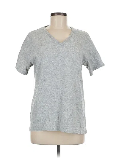 Pre-owned Calvin Klein Short Sleeve T-shirt In Gray