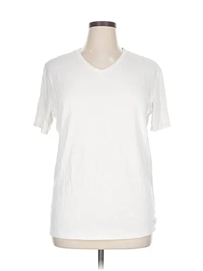 Pre-owned Calvin Klein Short Sleeve T-shirt In White