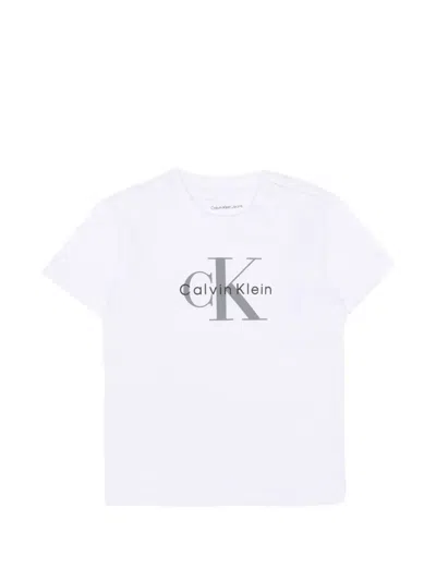 Calvin Klein Babies' Short-sleeve T-shirt In White