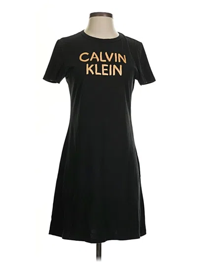 Pre-owned Calvin Klein Short Sleeve T-shirt In Black