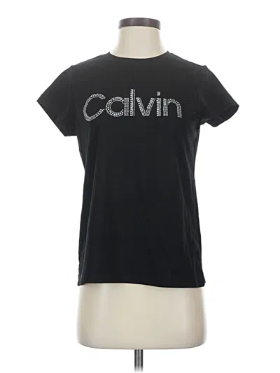 Pre-owned Calvin Klein Short Sleeve T-shirt In Black