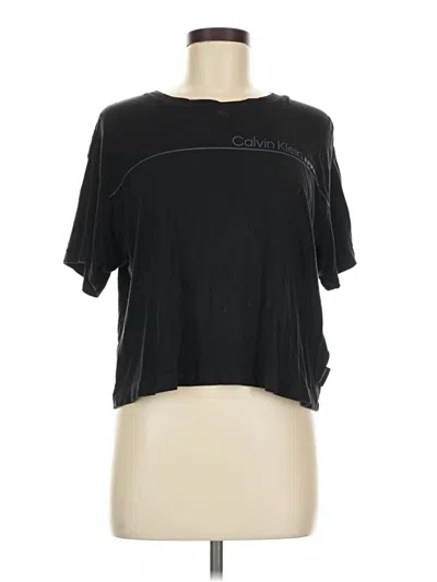 Pre-owned Calvin Klein Short Sleeve T-shirt In Black