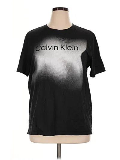 Pre-owned Calvin Klein Short Sleeve T-shirt In Black