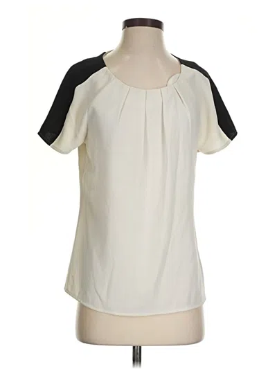 Pre-owned Calvin Klein Short Sleeve T-shirt In Ivory