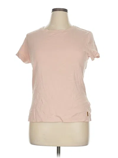 Pre-owned Calvin Klein Short Sleeve T-shirt In Pink