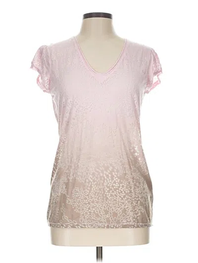 Pre-owned Calvin Klein Short Sleeve T-shirt In Pink