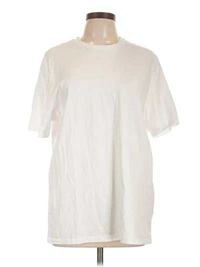 Pre-owned Calvin Klein Short Sleeve T-shirt In White