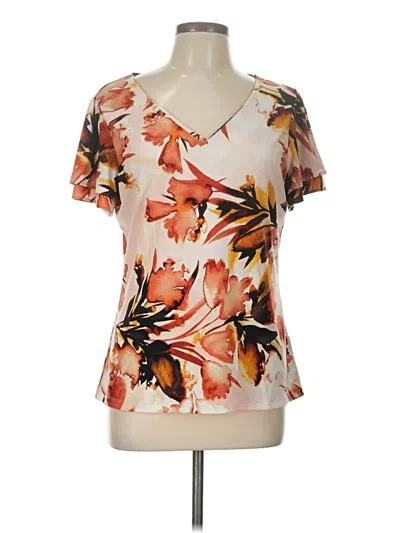 Pre-owned Calvin Klein Short Sleeve T-shirt In White