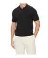 Calvin Klein Short-sleeved Polo Shirt In Black