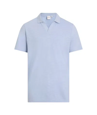 Calvin Klein Short-sleeved Polo Shirt In Purple