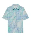 Calvin Klein Short-sleeved Shirt In Blue