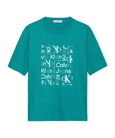 Calvin Klein Short-sleeved T-shirt In Green
