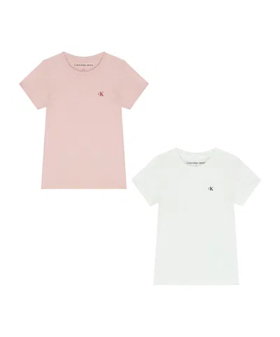 Calvin Klein Short-sleeved T-shirt Two-piece In White