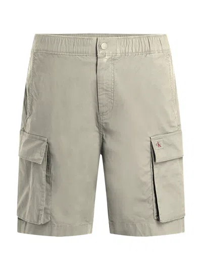 Calvin Klein Shorts Beige In Brown