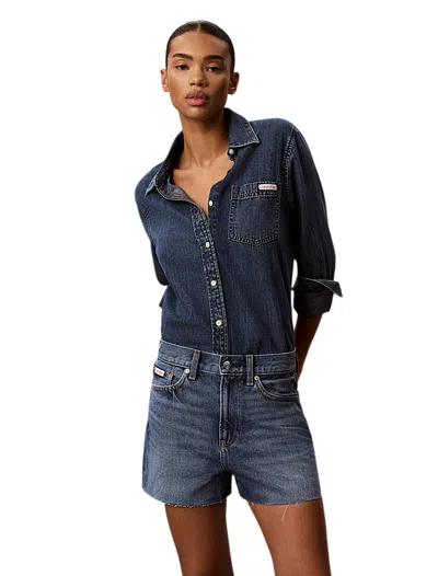 Calvin Klein Shorts Blu In Blue