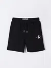 Calvin Klein Logo-print Track Shorts In Black