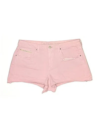 Pre-owned Calvin Klein Shorts In Pink