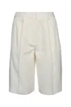 Calvin Klein Techno Fabric Bermuda-shorts In Tofu