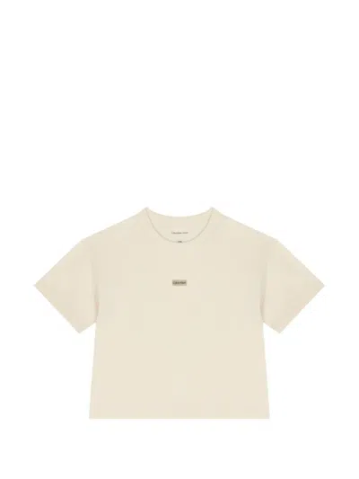 Calvin Klein Kids' Short-sleeve T-shirt In Neutral