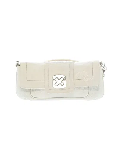 Pre-owned Calvin Klein Shoulder Bag In Ivory